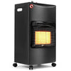 4.2kw Gas Heater Free Standing Butane Gas Heater with wheel + Hose and Regulator