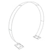 2m Large Metal Wedding Arch Round Circle Backdrop Flowers Stand Moon Gate Party