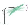 Garden Parasol with Steel Green 246x246x230 A6S7