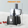 Food Processor 9-in-1 Multifunctional Food Mixer Blender Chopper Grater COSVALVE