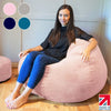 Velvet Slouchbag Bean Bag Large Luxury Classic Beanbag Chair Plush Seat