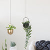 Nordic Metal Wall Hanging Swinging Flower Planters Plant Pot Home Office Decor