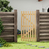 Wooden Garden Gate Pedestrian Privacy Fence Gate Porch Decorative Fence Panel