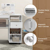 Adjustable Sewing Cabinet Folding Sewing Machine Table with wheels