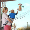 2-in-1 Outdoor Hanging Bird Feeder Weatherproof Wild Bird Feeder Garden Decor