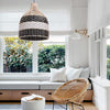 NEW Bamboo Rattan Pendant Light Handmade Weaving Lighting Ceiling Lamp Novelty