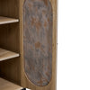 Industrial Wooden Cupboard Sideboard Storage Cabinet Unit Bookshelf Rattan Doors