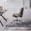ADJUSTABLE OFFICE SWIVEL ERGONOMIC CHAIR COMPUTER DESK CHAIR COW PRINT PATTERN