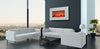 2025 TRUFLAME™ LED FLAMES 7 COLOUR WHITE GLASS FLAT WALL MOUNTED ELECTRIC FIRE