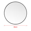 Modern Round Mirror Bathroom Bedroom Wall Mounted Makeup Mirror Extra Large 80CM