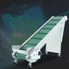 47" L Electric Incline Conveyor Lift Height w/ 7.87" W Rubber PVC