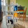Electric Heated Clothes Airer With Cover 3 Tier Dryer Rack Indoor Foldable Horse