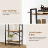 Ladder Shelf Bookcase Unit Stand 5 Tier Steel Frame Display Storage Shelving