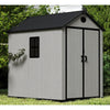 Wood EffectGarden Storage Shed Outdoor Storage House Tools Shed With Floor Base