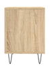 Bedside Table Cabinet Sonoma Oak Storage Chest Bedroom Furniture 40x35x50 cm NEW