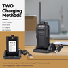 Long Range Rechargeable Walkie Talkies 2 Pack PMR446 16 Channel USB Radios VOX