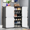 Shoes Storage Shelf Unit Hallway Shoe Rack Stand Flip Doors Dustproof Cupboard