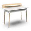 Poppy Kids Study Desk With Hutch Childrens Study Table - Matt White & Oak