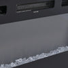 Modern TVs Stand Unit Cabinet w/ Electric Fireplace & 12 Colour LED Light Insert