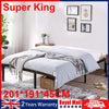 Super King Metal Bed Frame Modern Stylish Comfy Bedroom Furniture Bbtrmtrmvnhgqg