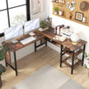 L-shaped Office Desk Home Office 150cm Large Corner Desk Computer Workstation