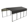Carport 13x20ft Metal Car Canopy Garage UVProof Waterproof Heavy Duty Anthracite