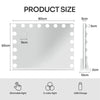 Large Hollywood Makeup Mirror Vanity Light Mirror 18 LED Bulbs 3 Modes Dimmable