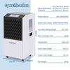 120 L Commercial Dehumidifier Industrial Heavy Duty Dehumidifier w/ Drain Hose