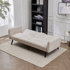Sofabed 3 Seater Cup Holder Table Click Clack Recliner Settee Couch Sofa Sleeper