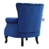 Occasional Armchair Wingback Leisure Sofa Tufted Velvet Tub Chairs With Rivets
