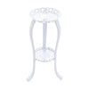 Plant Stand 2 Tier Flower Pot Holder Garden Herb Planter Display Rack Iron Shelf