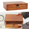 Wood Drawer Cabinet Desktop Organizer Storage Box Case Chest 1/2/3/4/5 Drawers