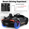 Toddlers 12V Ride On Toy Car Electric Vehicles with Remote Control-Black