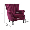 High Wing Back Armchair Accent Chair Fireside Lounge Single Sofa Seat