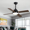 3/4/5 Blades Ceiling Fan & LED Lights Reversible Motor 52" Cooling Fan Lighting