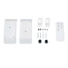 Electric Fireplace Freestanding/Wall Inset Into Fire 7 LED Colour Heater +Remote
