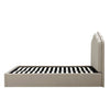 Dusk Wiltshire Stone Matte Velvet Double Ottoman Storage Bed RRP £799