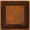 Fire Pit Square 80x80x40 cm Weathering Steel