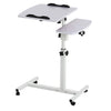 Over Bed Desk Hospital Medical Table On Wheels PC Laptop Mobility Aid Table