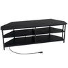 55” Media Entertainment Center Corner TV Stand for TVs up to 60” TV