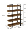 Standing Bookcase 5 Tier Storage Bookshelf Living Room,Display Wooden Shelf For