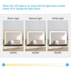 LED Hollywood Mirror Lights Large Vanity Dressing Table Make-up Mirrors 500*420