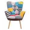 Small Wing Back Armchair High Back Lounge Single Sofa Living Room Fireside Chair