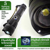 Tactical Police Grade Multi-Mode Handheld Waterproof Flashlight