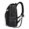 New Mens Travel Backpack PU Leather Satchel Laptop Bag Camping Hiking Rucksack
