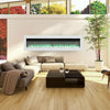 LED Flame Crystal Fire 40 in Inset Electric Fireplace Wall Mounted, Freestanding