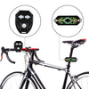 Bicycle Tail Light Rechargeable Smart Remote Control Turn Signal Warning Lamp