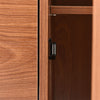 Wooden Sideboard Buffet Storage Cabinet Cupboard with 2 Rattan Doors & 3 Drawers