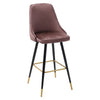 Pair Barstools Soft Upholstered Seat Kitchen Breakfast Counter Bar Stool Chair