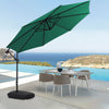 3M Garden Banana Parasol Sun Shade Patio Hanging Umbrella Cantilever Outdoor